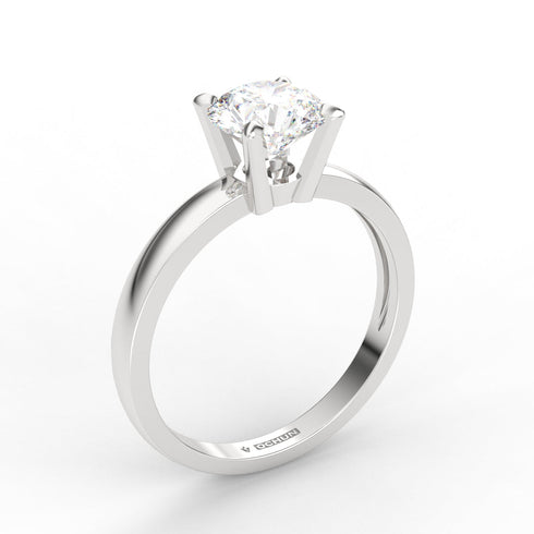 Chiara AC016M14K - Engagement Ring 14K Gold Moissanite