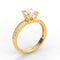 Chiarani AC017M18K - Engagement Ring 18K Gold Moissanite