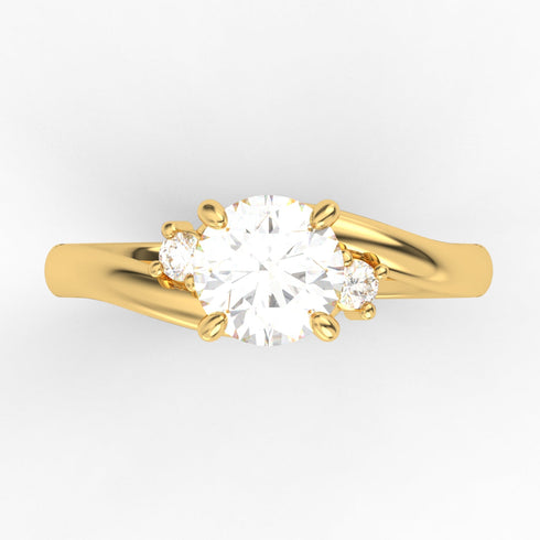 Stella Tria AC021MC10K - Engagement Ring 10K Gold