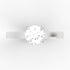 Azahara AC035D14K - Engagement Ring 14K Gold Lab Grown Diamond