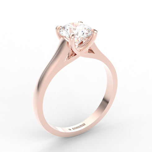 Azahara AC035D18K - Engagement Ring 18K Gold Lab Grown Diamond