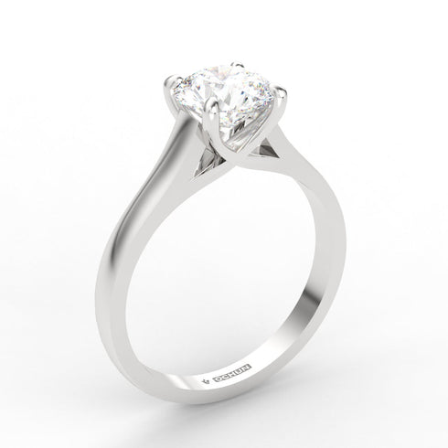 Azahara AC035D18K - Engagement Ring 18K Gold Lab Grown Diamond