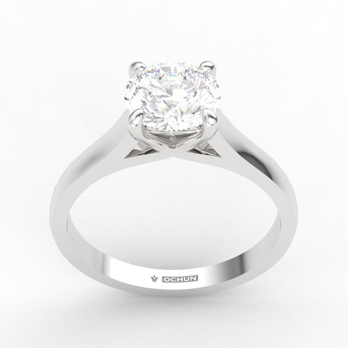 Azahara AC035D18K - Engagement Ring 18K Gold Lab Grown Diamond