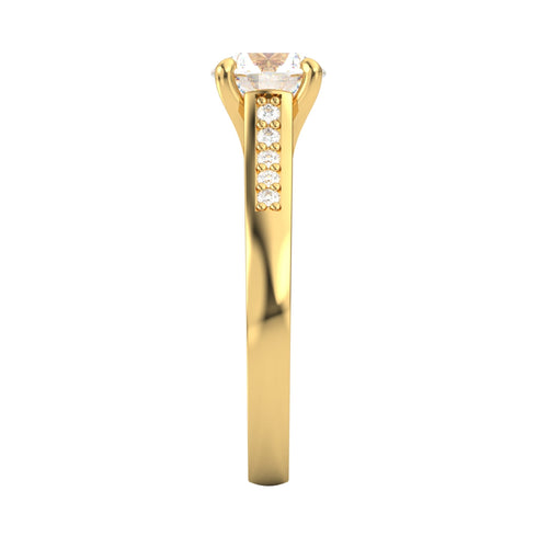 Azahara Lux AC036MC10K - Engagement Ring 10K Gold