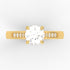 Azahara Lux AC036M18K - Engagement Ring 18K Gold Moissanite