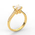 Petaloúda Zoun AC048D18K - Engagement Ring 18K Gold Lab Grown Diamond