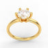 Alegra AC053D18K - Engagement Ring 18K Gold Lab Grown Diamond
