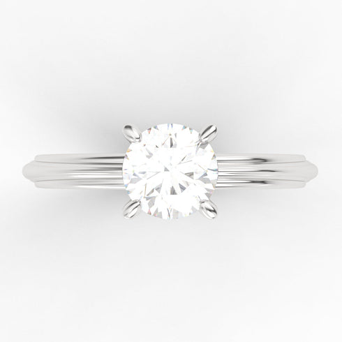 Arellys AC056M14K - Engagement Ring 14K Gold Moissanite