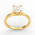 Alicia AC065M14K - Engagement Ring 14K Gold Moissanite