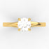 Alicia AC065M14K - Engagement Ring 14K Gold Moissanite