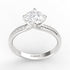 Agarena AC075D14K - Engagement Ring 14K Gold Lab Grown Diamond