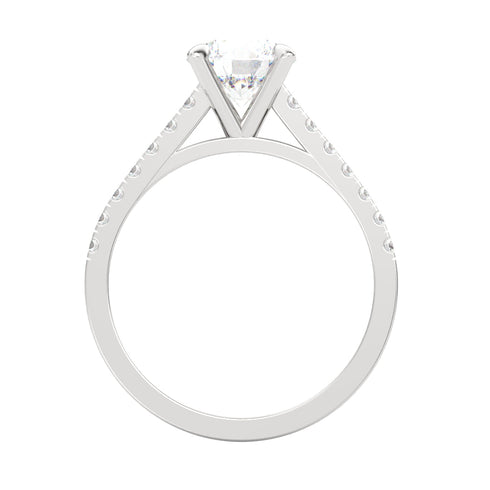 Eterny AC105M14K - Engagement Ring 14K Gold Moissanite