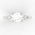 Francesca AC112M14K - Engagement Ring 14K Gold Moissanite
