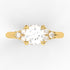 Francesca AC112D14K - Engagement Ring 14K Gold Lab Grown Diamond