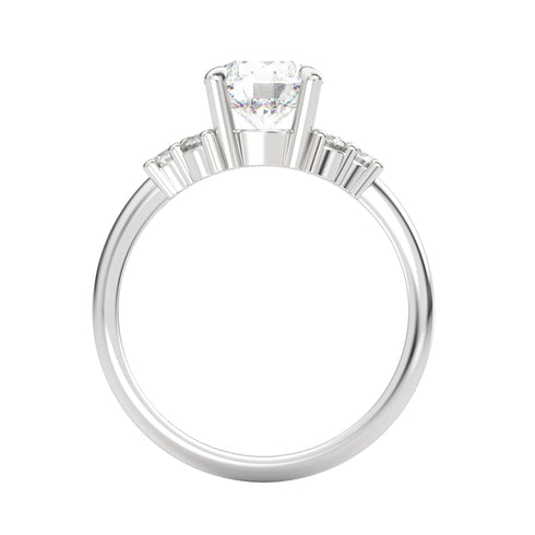 Francesca AC112D18K - Engagement Ring 18K Gold Lab Grown Diamond